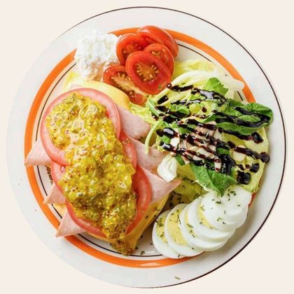 토마토 오픈 샌드위치